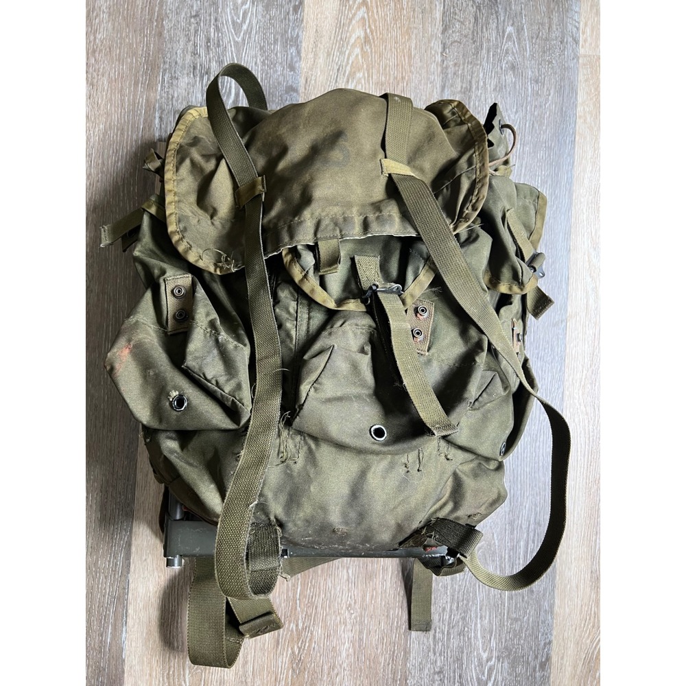 Vintage US Army Military LC-1 Large Combat Field Pack Alice Backpack With Frame